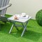Outdoor Folding Side Table Foldable Weather-resistant Hdpe Adirondack Table